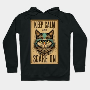 Halloween 'keep calm and scare on' Hoodie